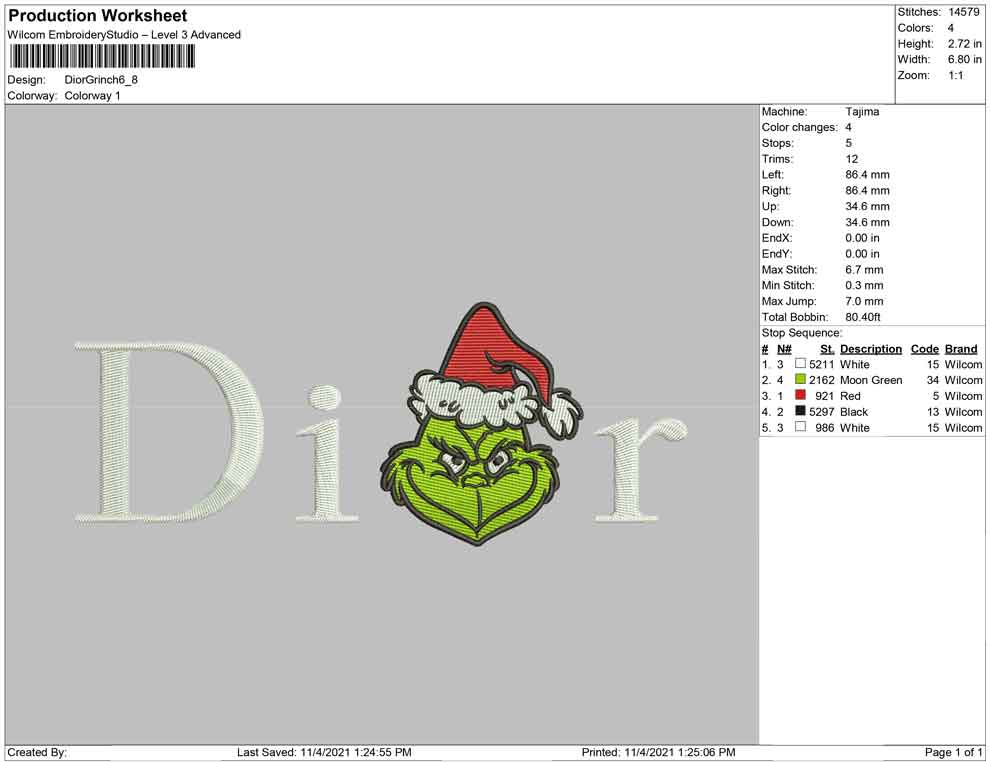 Dior Grinch Christmas