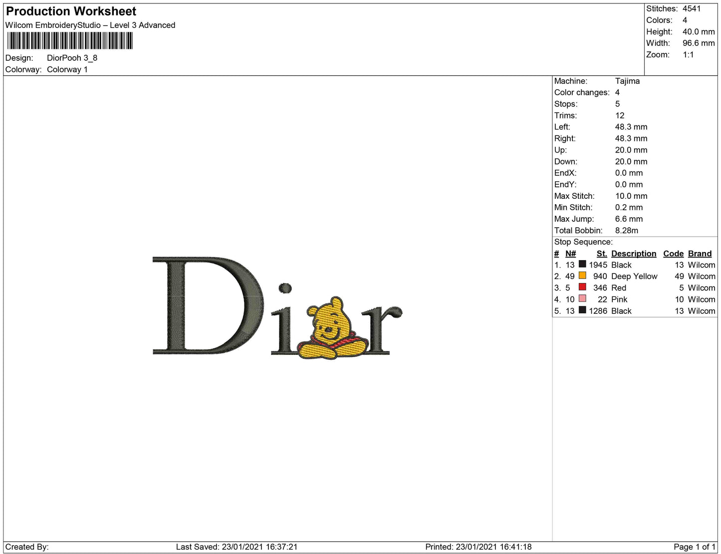 Dior Pooh