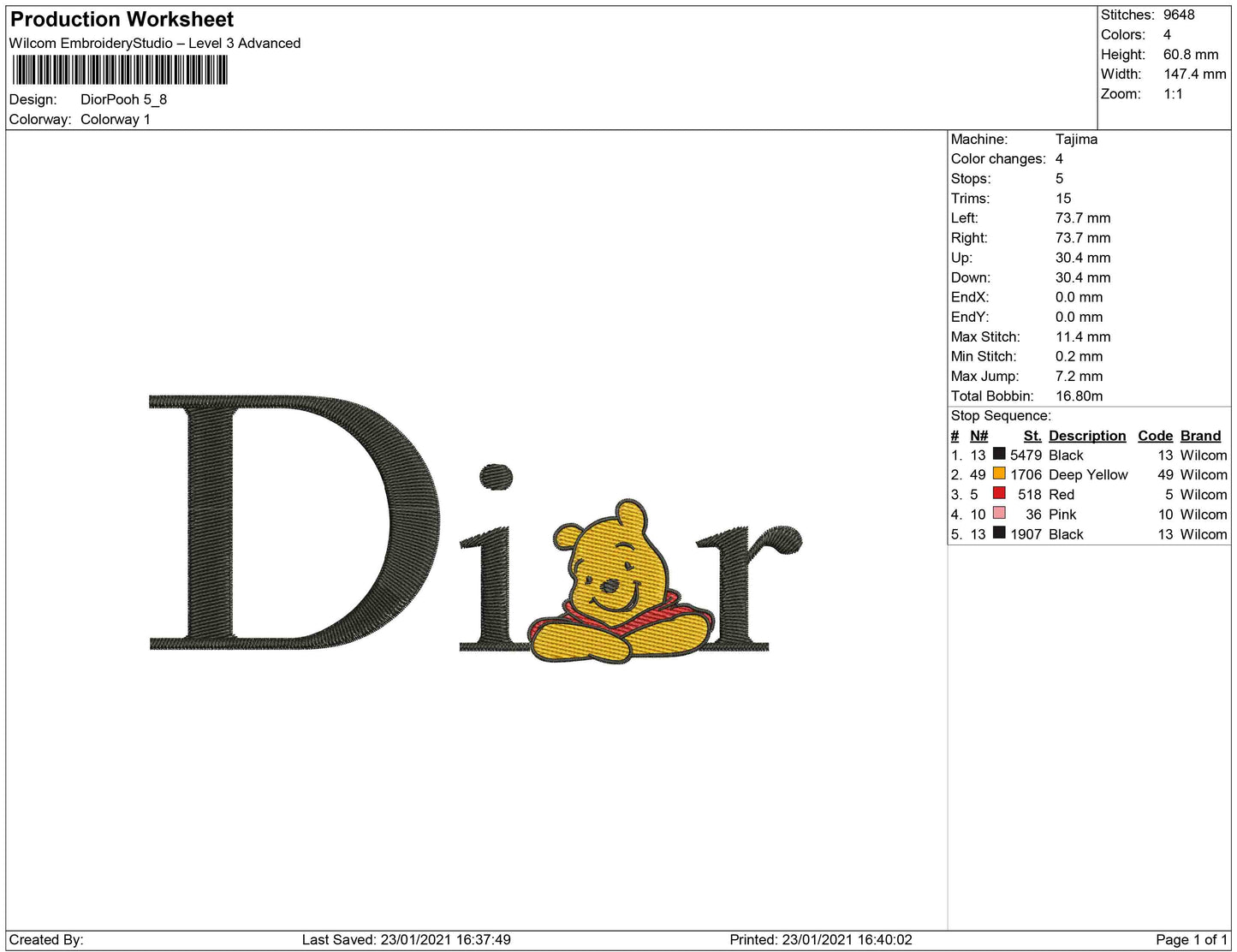 Dior Pooh