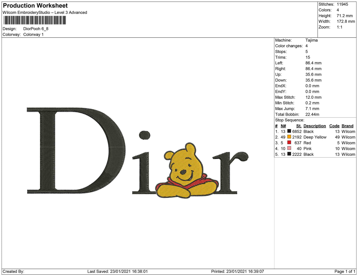 Dior Pooh