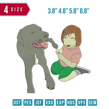Dog and Daughter