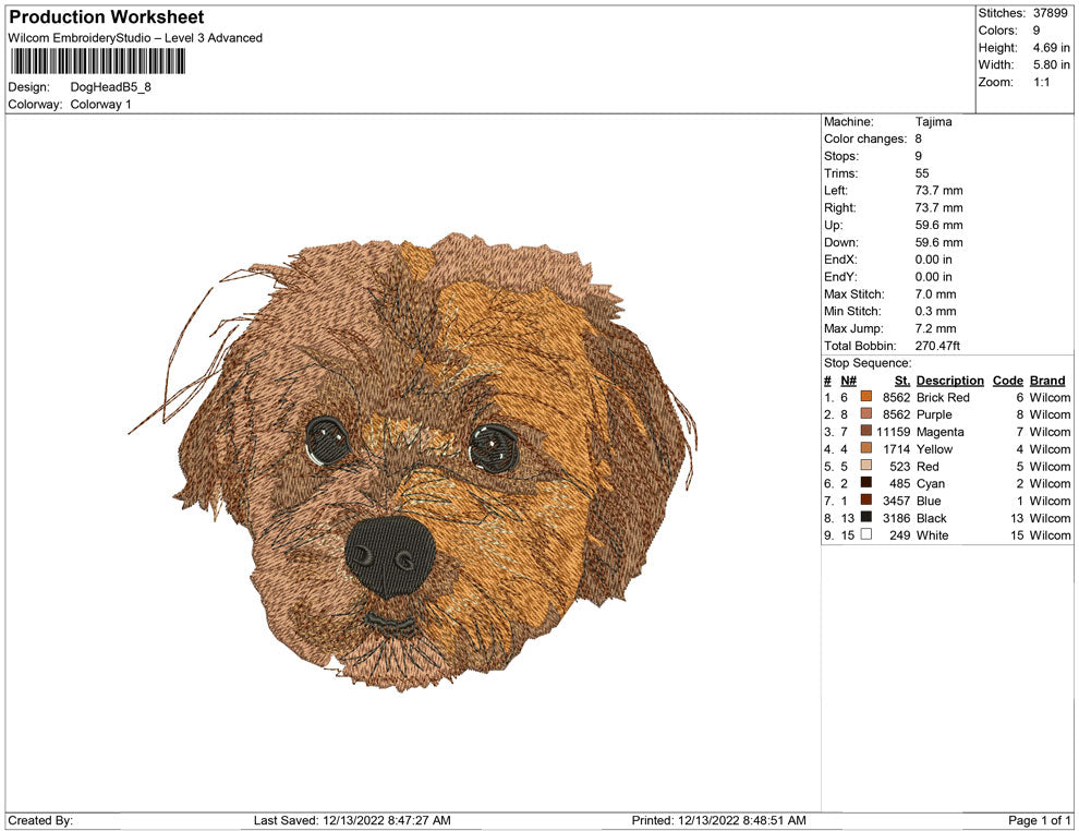 Dog Head B