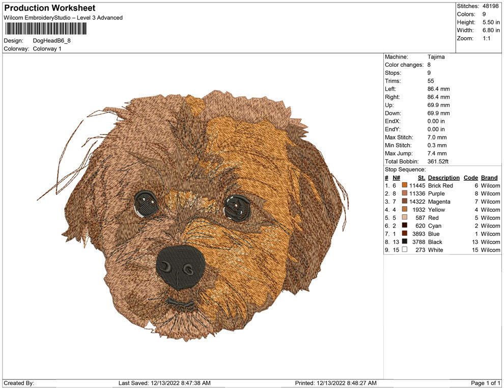 Dog Head B