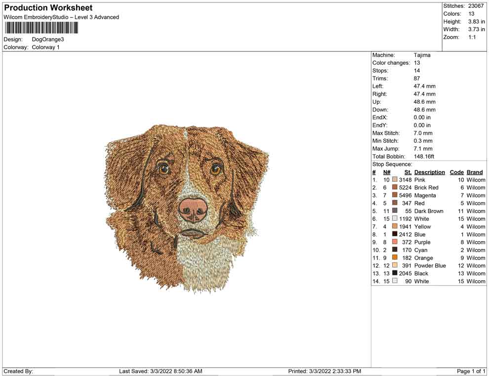 Dog Orange