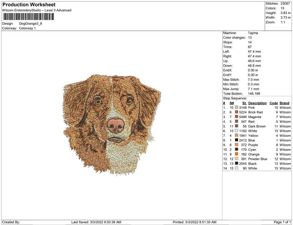 Dog Orange
