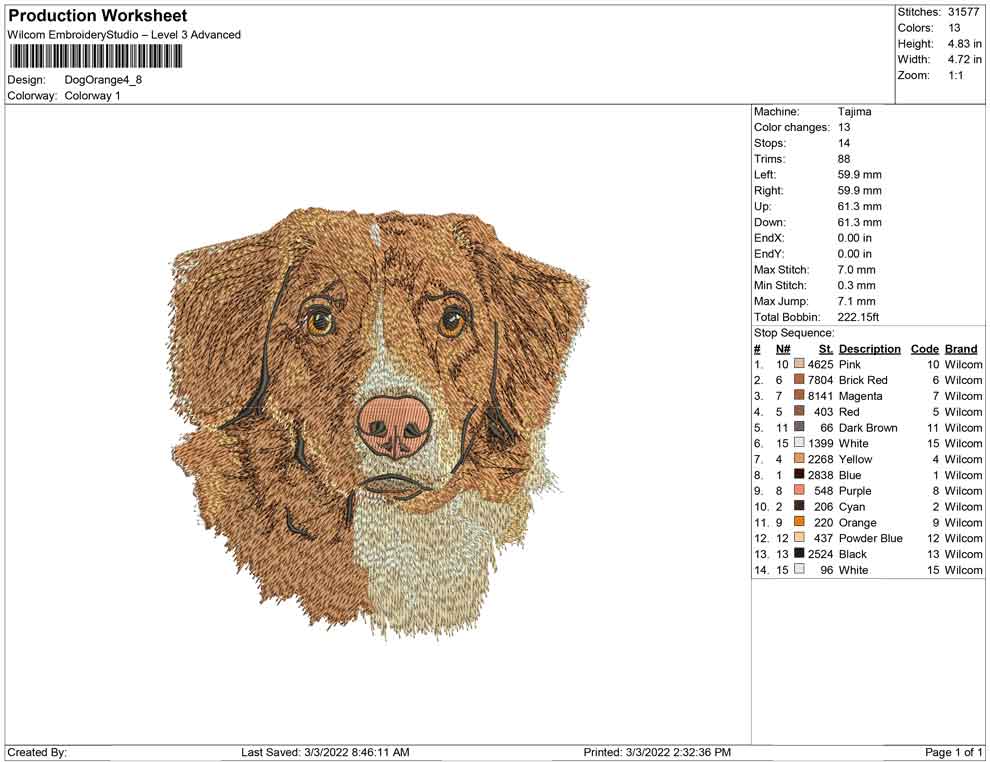 Dog Orange
