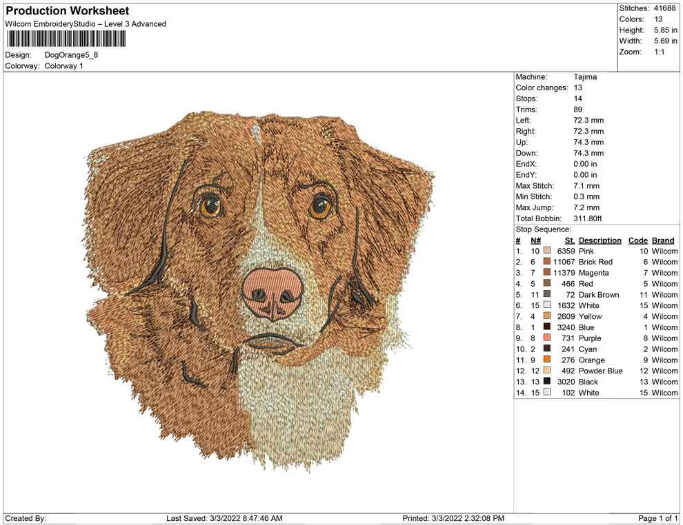 Dog Orange