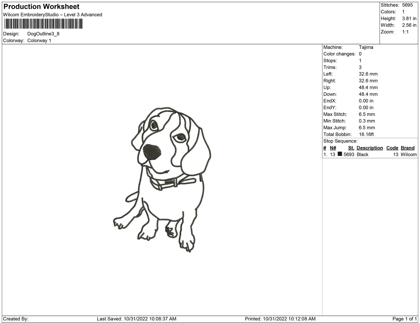 Dog Outline