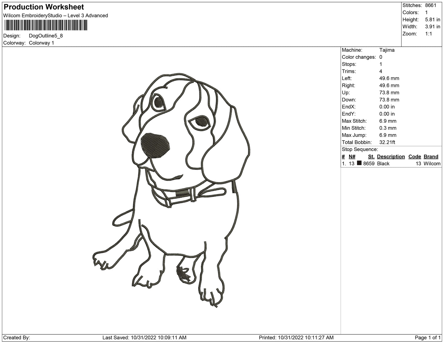Dog Outline