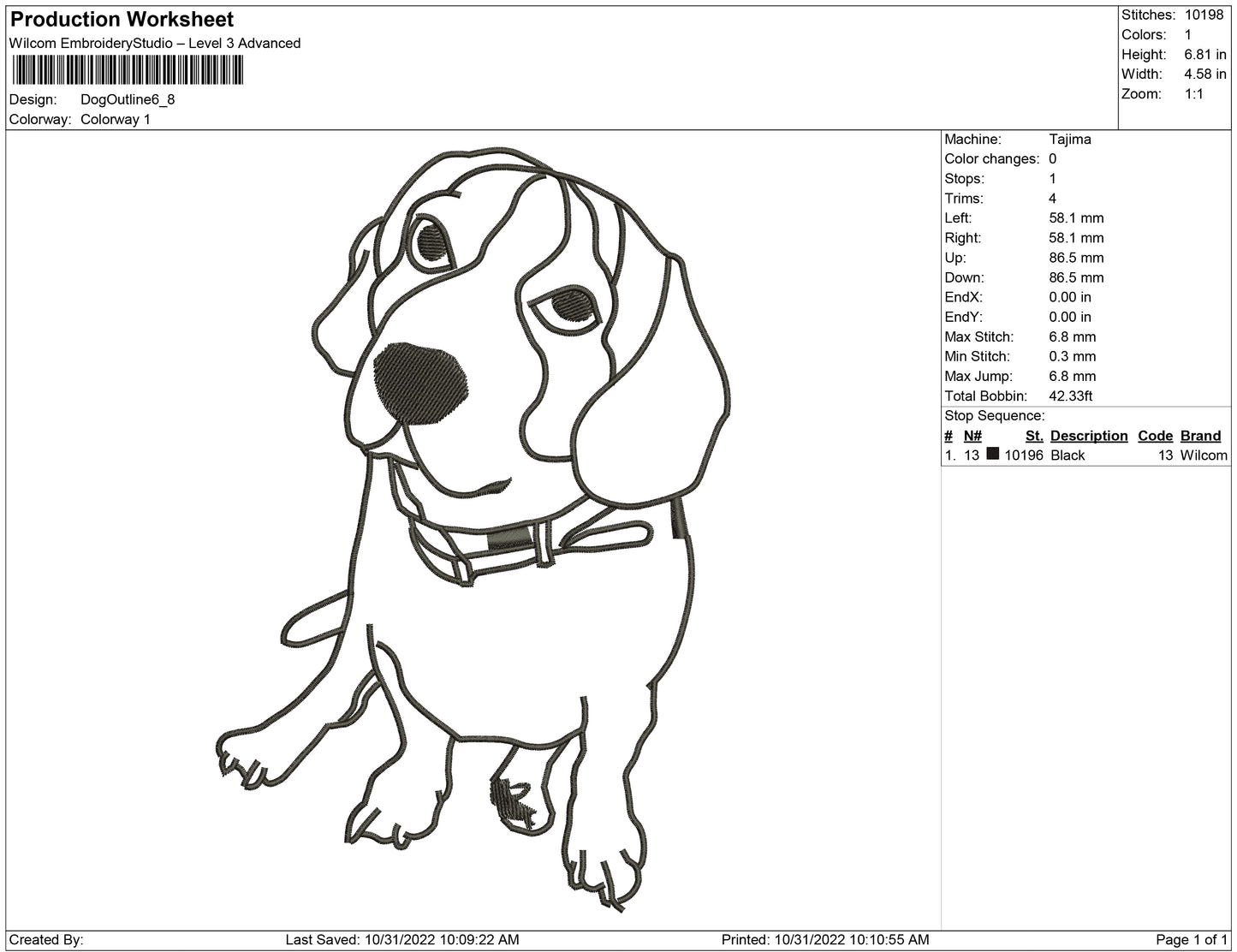 Dog Outline