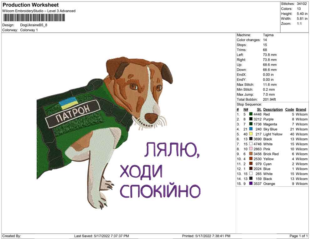 Dog Ukraine B