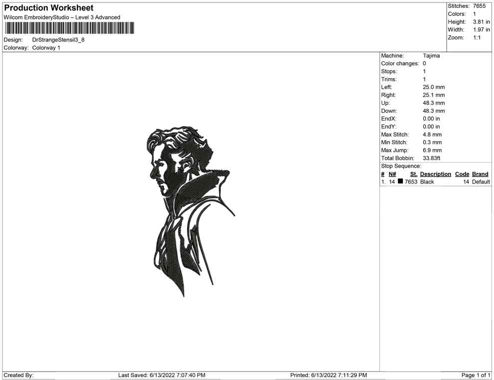 Dr Strange Silhouette