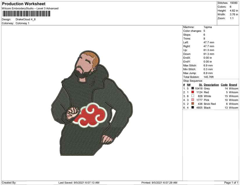 Drake-Akatsuki-Wolke