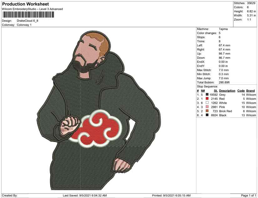 Drake-Akatsuki-Wolke