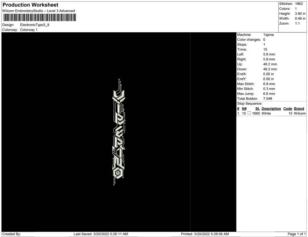 Electronic typography