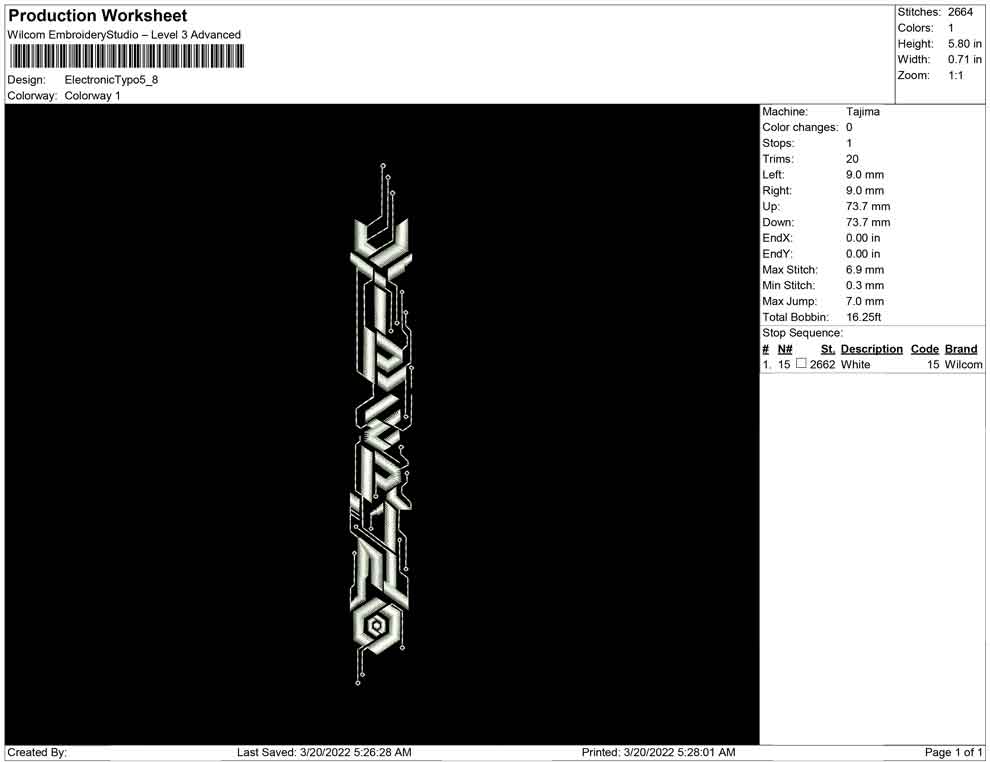 Electronic typography