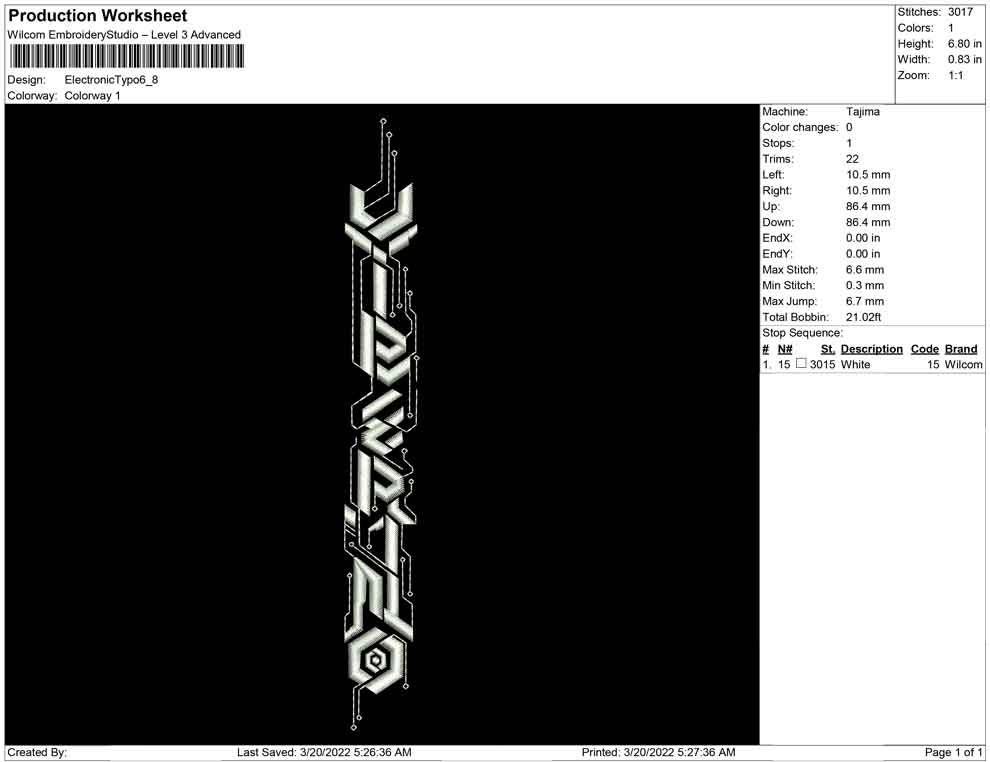 Electronic typography