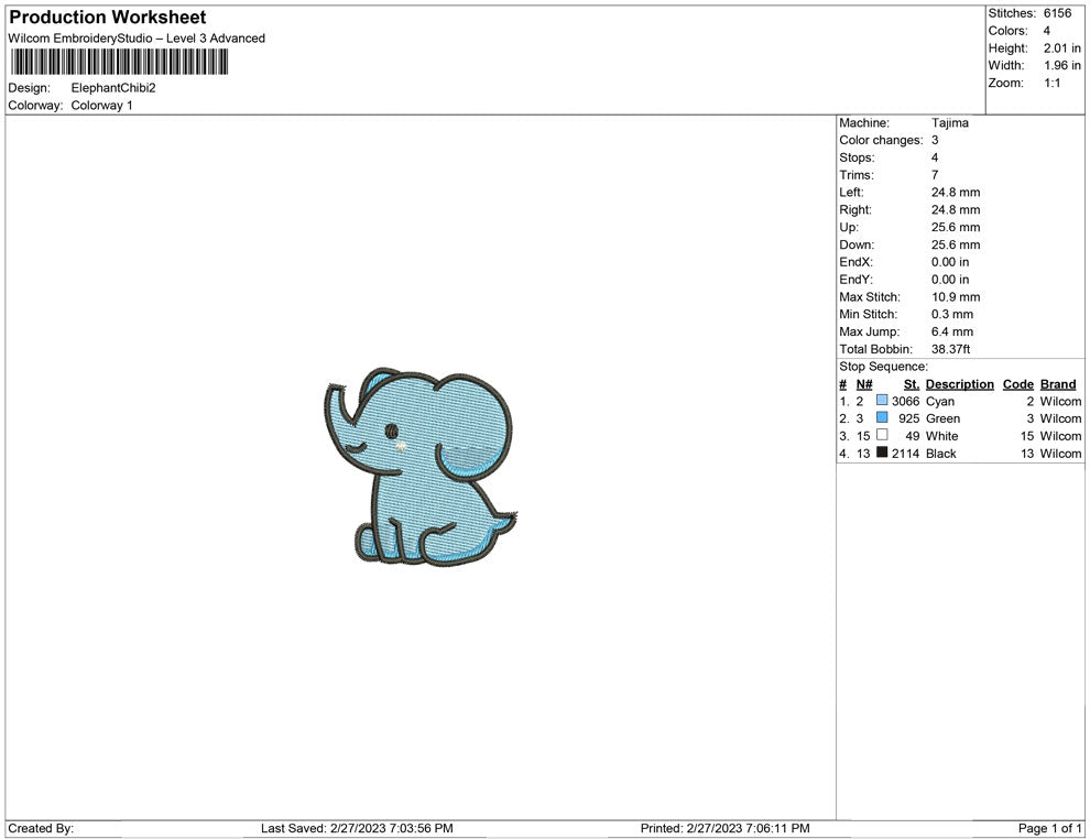 Elephant Chibi