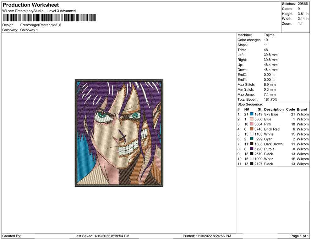 Eren Yeager rectangle