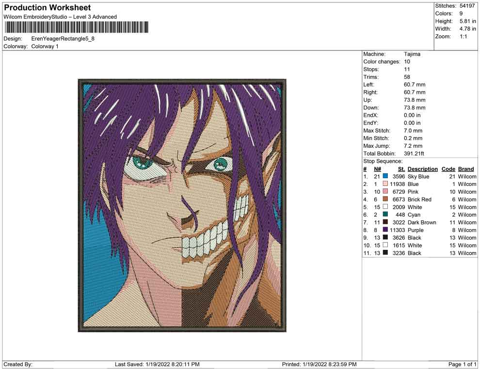 Eren Yeager rectangle