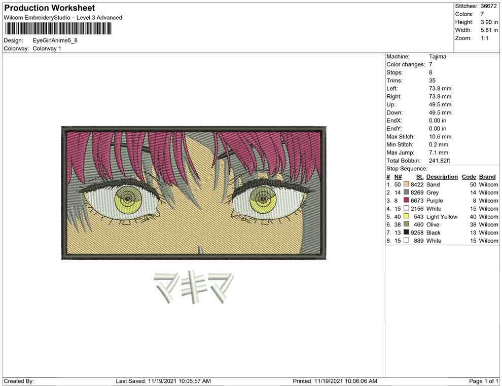 Eye Girl Anime