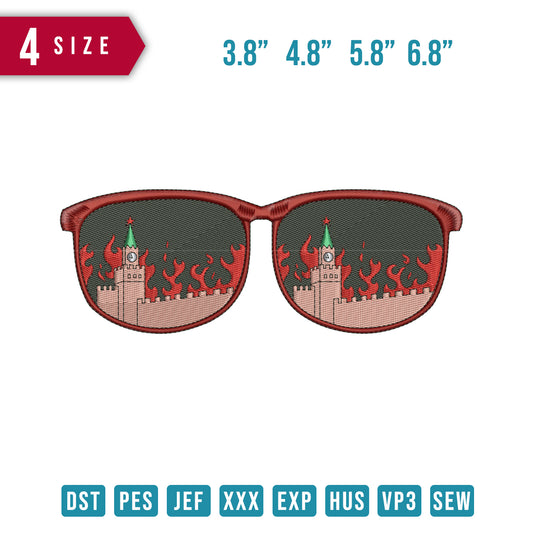 Eyeglass see fire