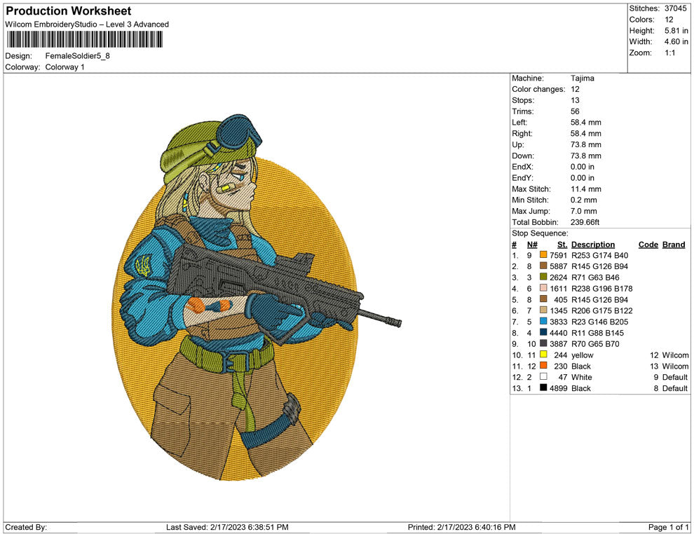 Female Soldier ukraine