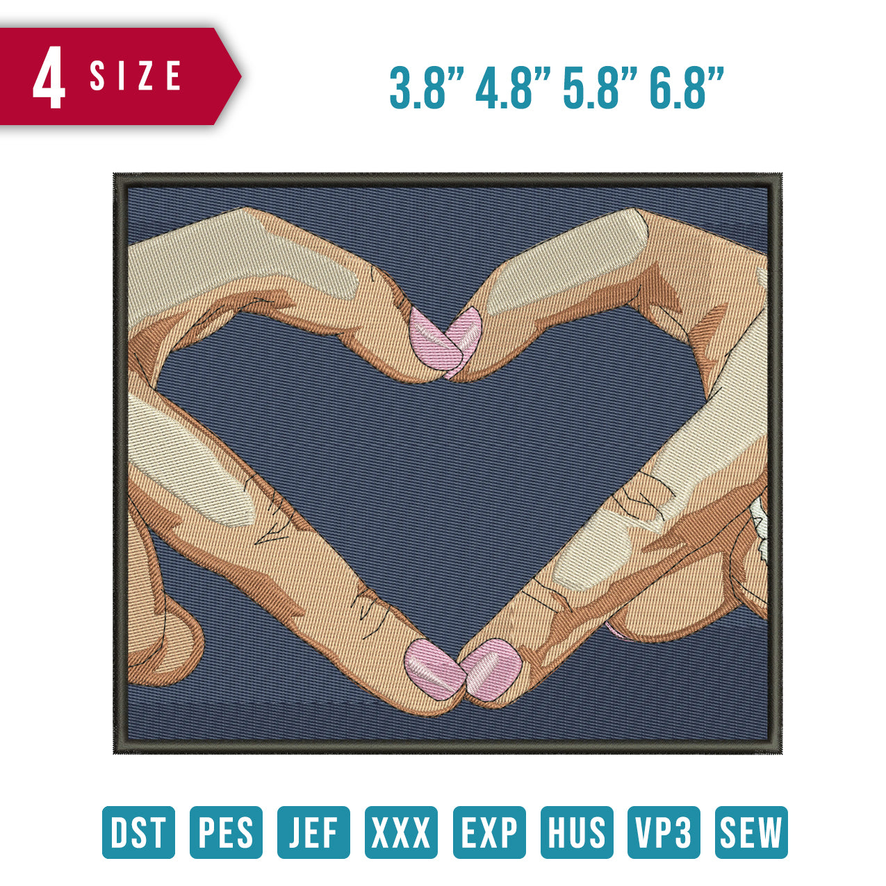 Finger heart Potrait