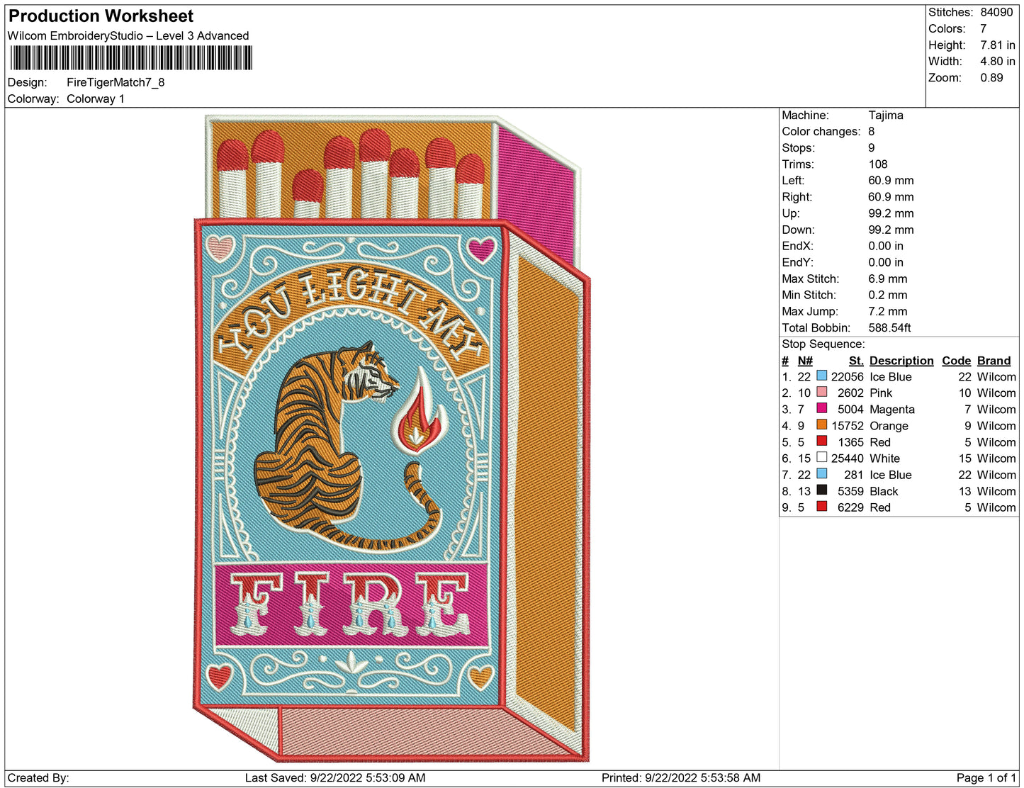 Fire Tiger match