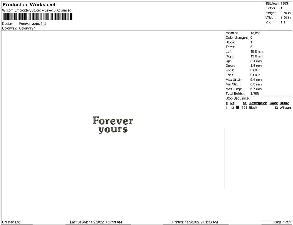 You are mine and Forever yours for wrist