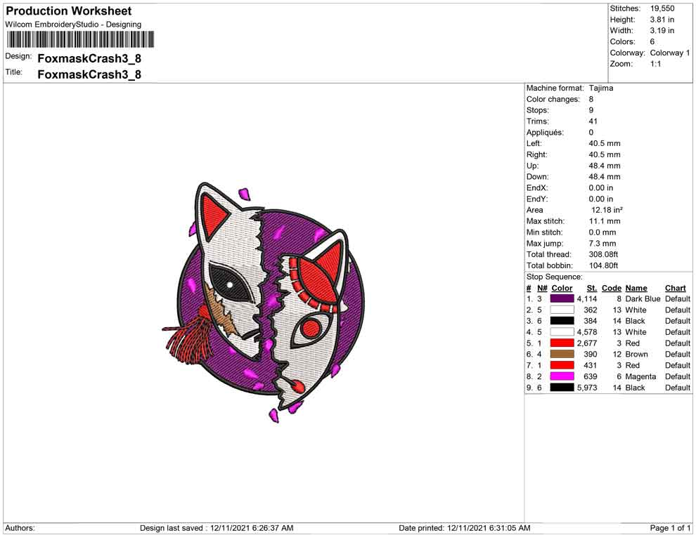 Fox mask Crash