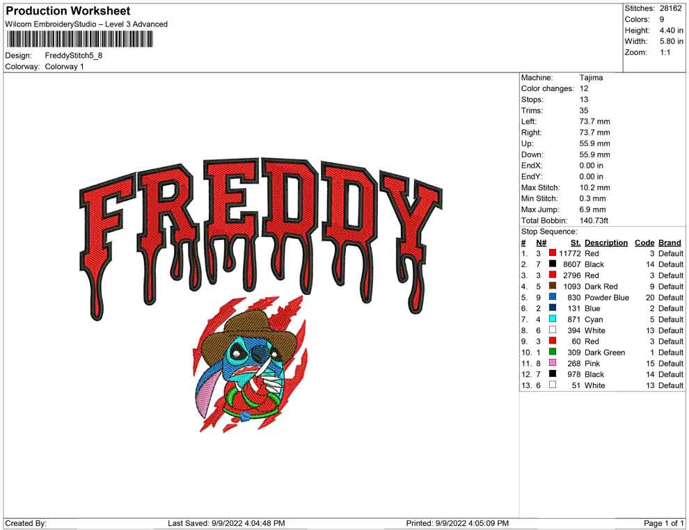 Freddy Stitch