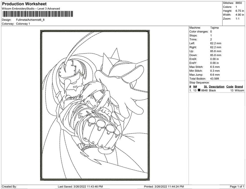 Fullmetal Achiemist Line art