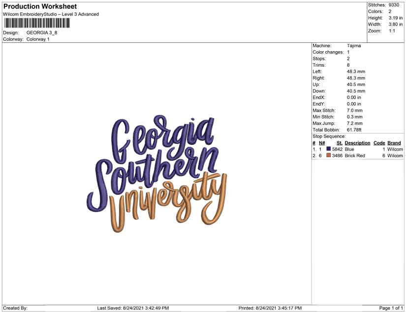 Georgia Southern University emb
