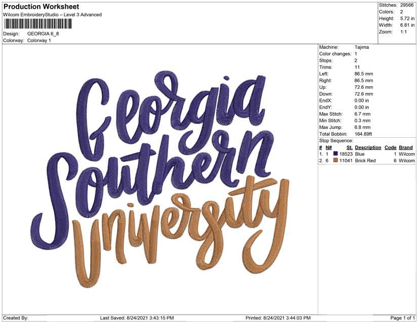 Georgia Southern University emb