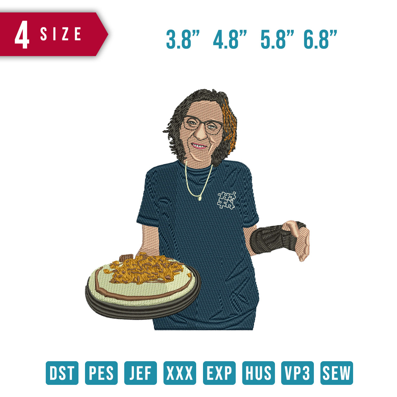 Grandma and cake