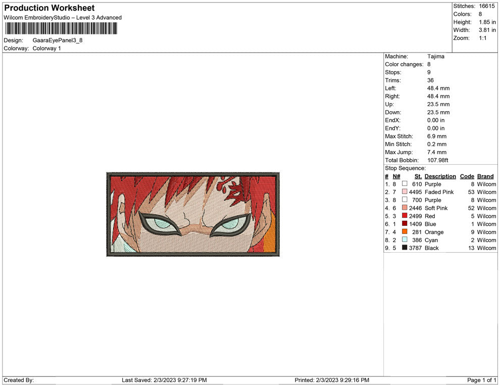 Gaara Eye Panel