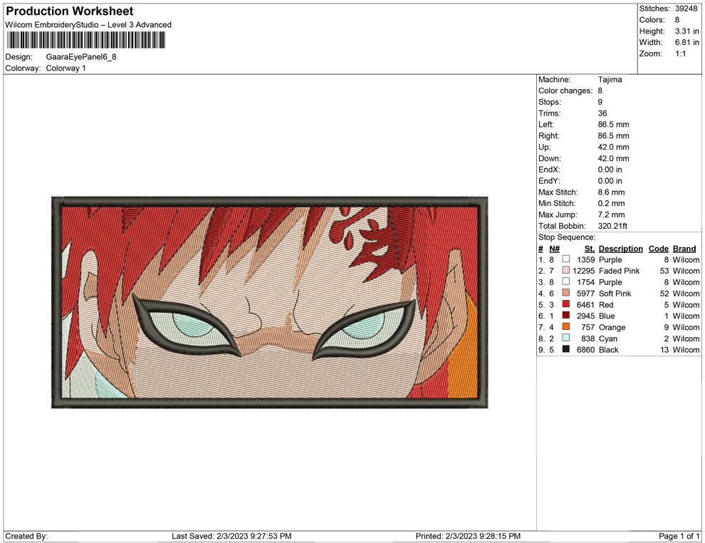 Gaara Eye Panel