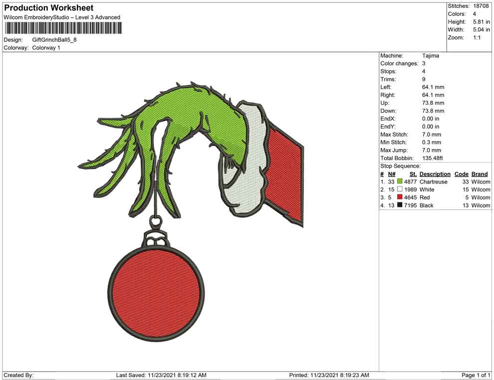 Gift Grinch Ball Christmas