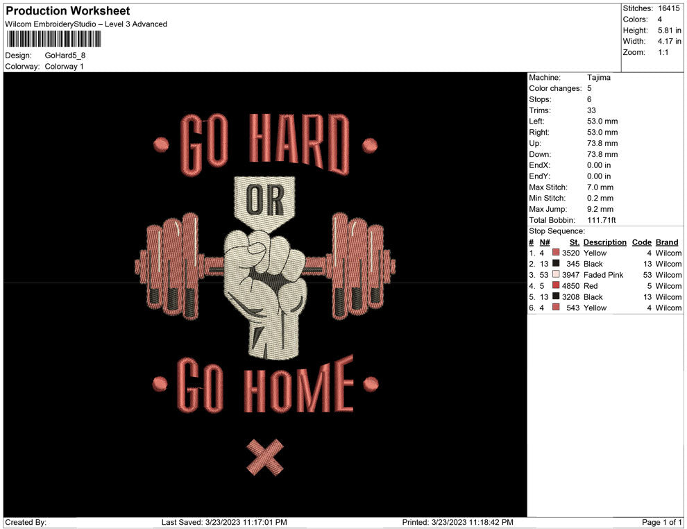 Go hard