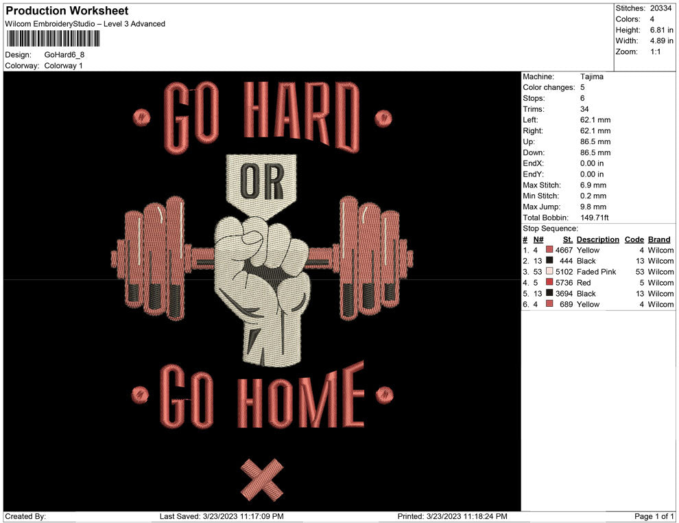 Go hard