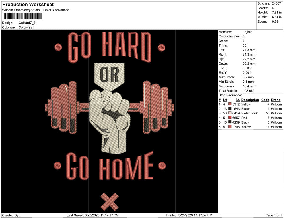 Go hard