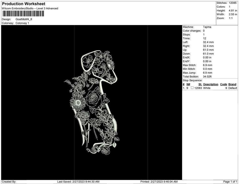 goat Motif
