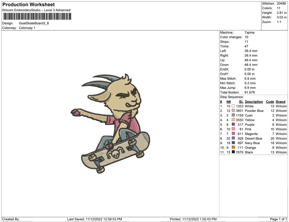 Goat SkateBoard