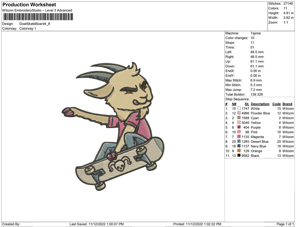 Goat SkateBoard