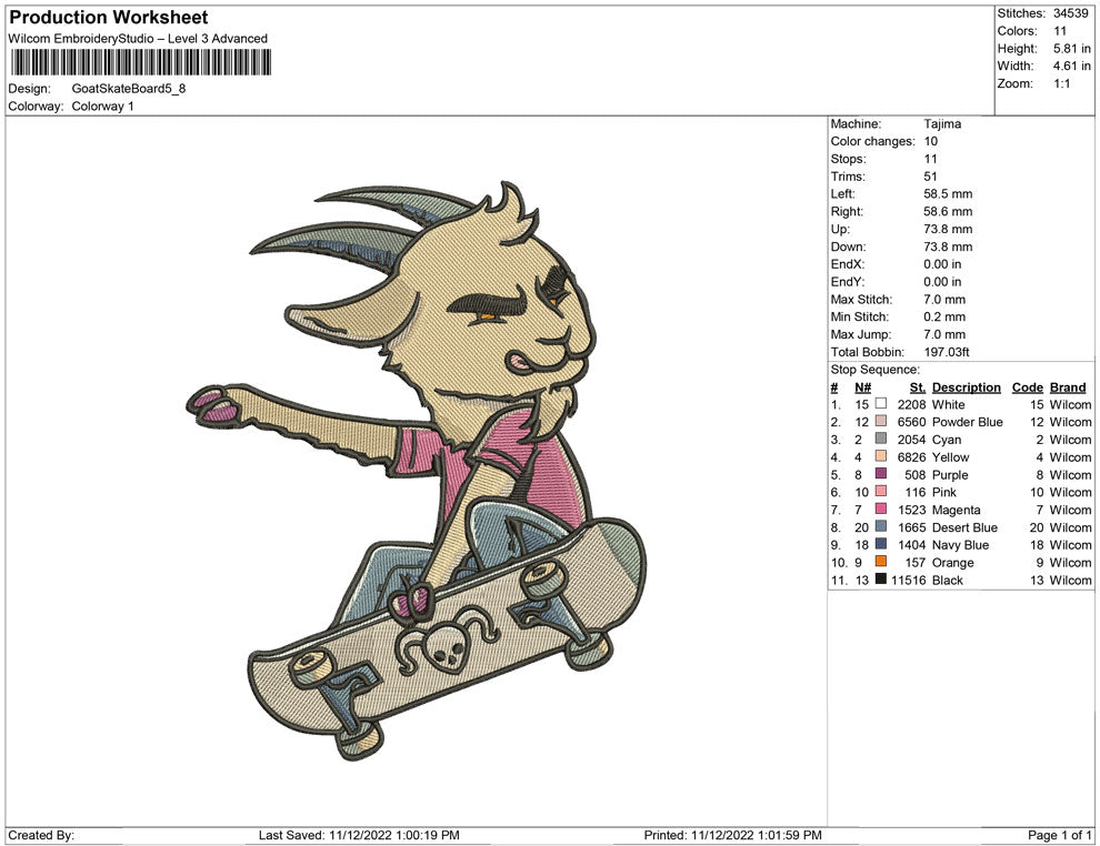 Goat SkateBoard