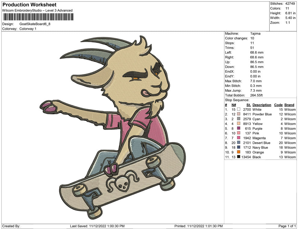 Goat SkateBoard