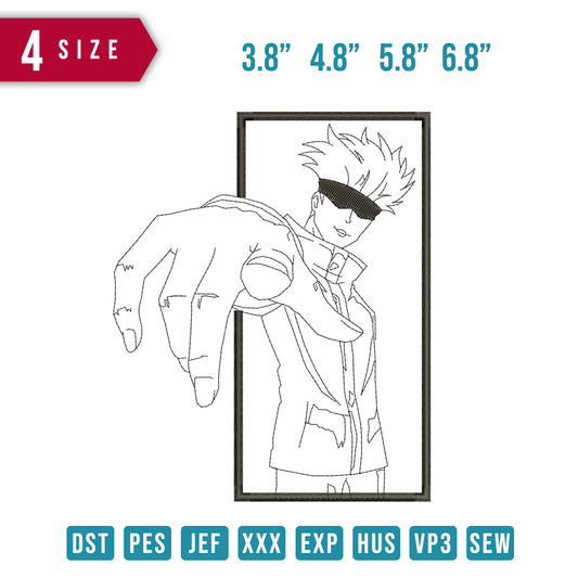 Gojo satoru Line art