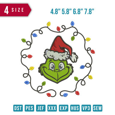 Grinch lamp