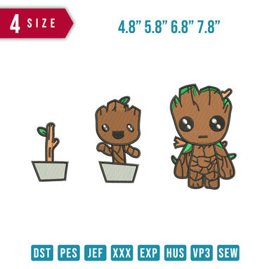 Groot growing